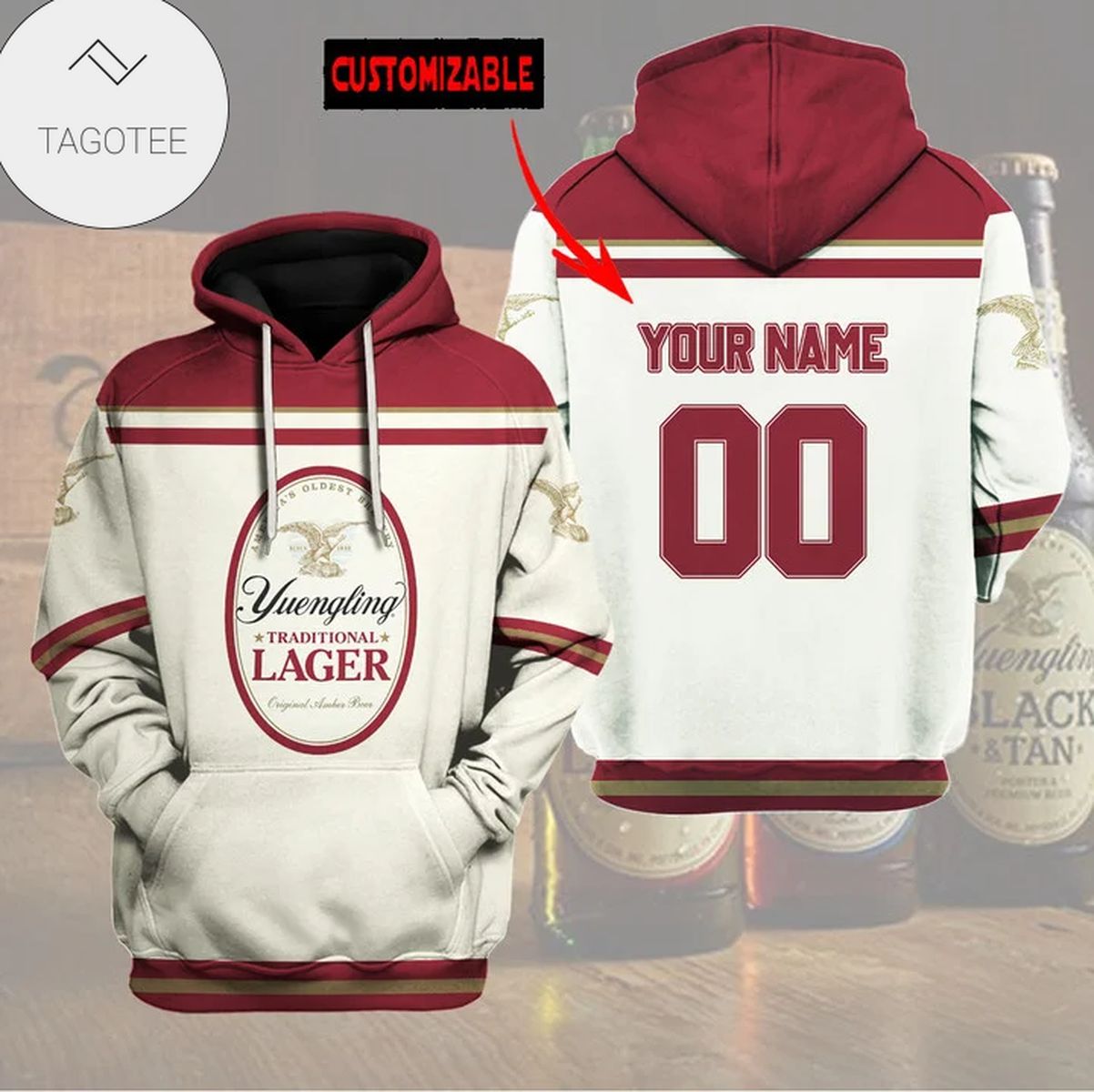 Personalized Yuengling Traditional Lager Beer Logo Hoodie Personalized Yuengling Traditional Lager Beer Logo Hoodie