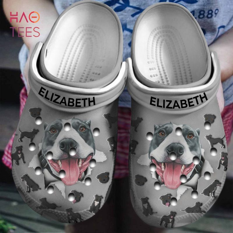 Pitbull Hole Personalized Crocs Shoes Pitbull Hole Personalized Crocs Shoes