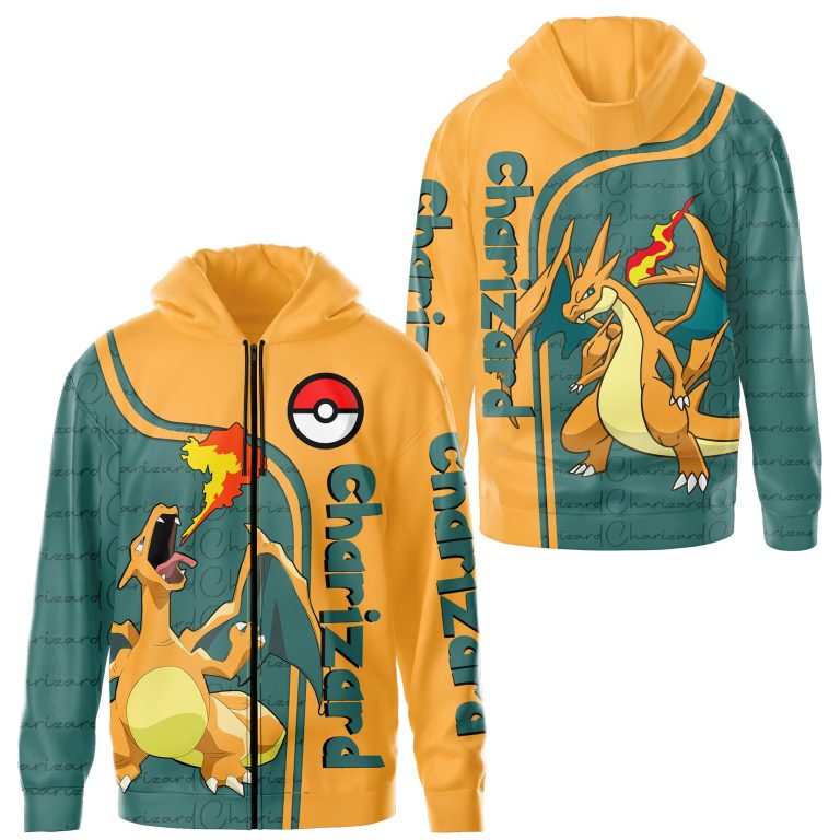 Pokemon-Charizard-3D-Shirt-Hoodie-2