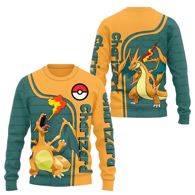Pokemon-Charizard-3D-Shirt-Hoodie-3