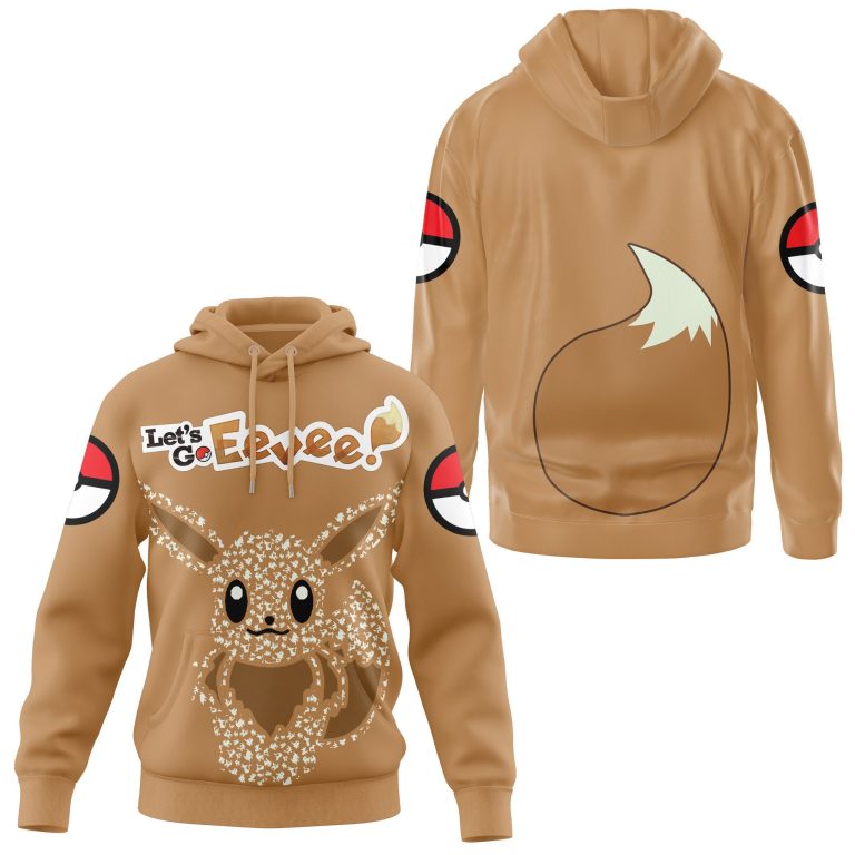 Pokemon-LetS-Go-Eevee-3D-Shirt-Hoodie-2