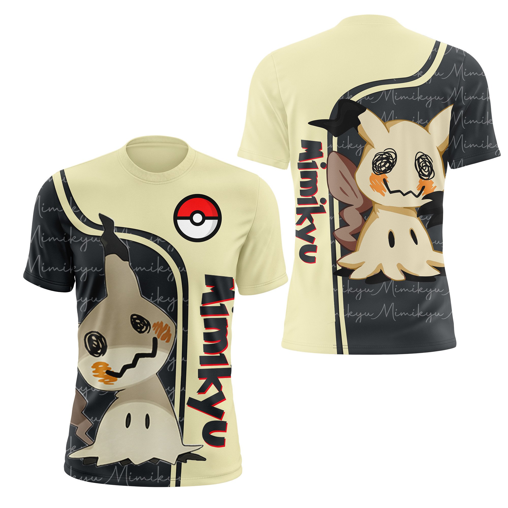 Pokemon Mimikyu 3D Shirt Pokemon Mimikyu 3D Shirt