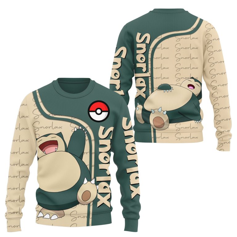 Pokemon-Snorlax-3D-Shirt-Hoodie-2