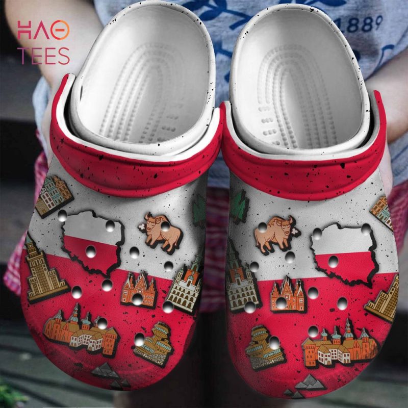Poland Flag Symbol Crocs Shoes Hot Sale 2024
