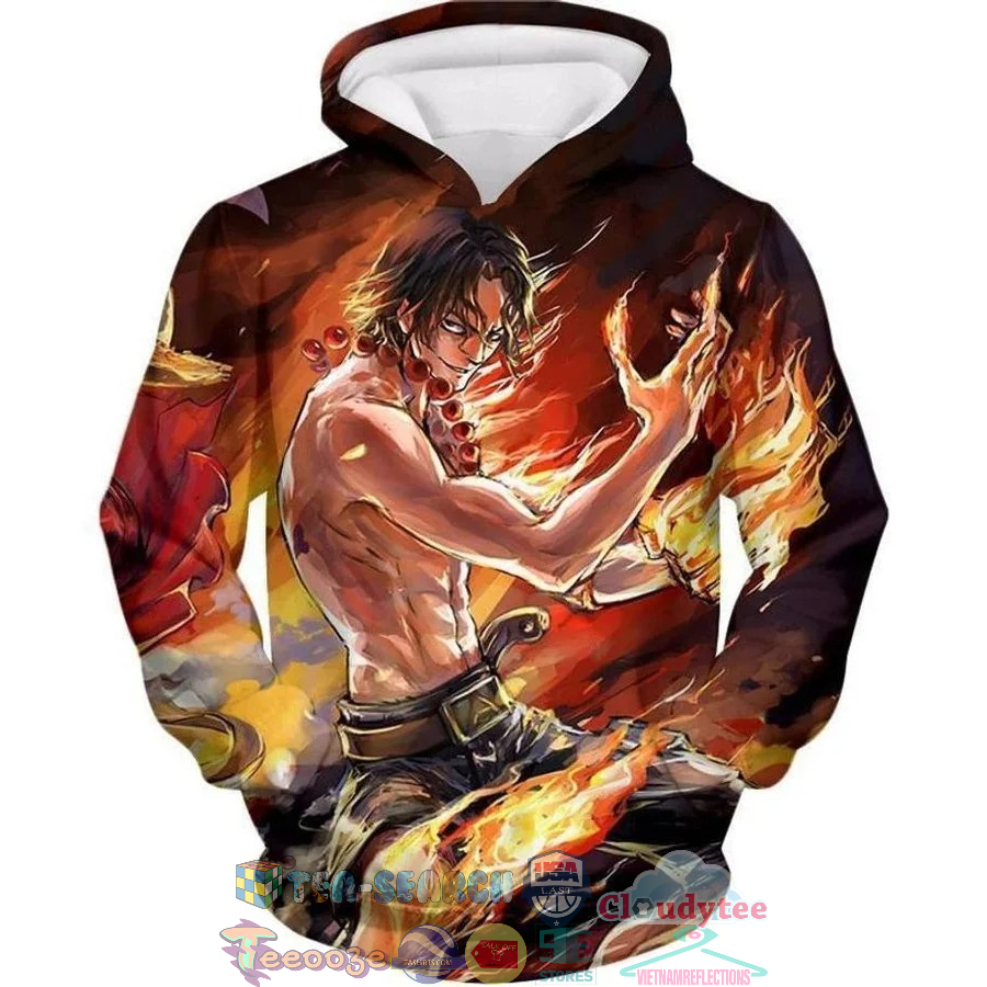 Portgas D. Ace Fan Art One Piece 3D Hoodie Hot Sale 2025