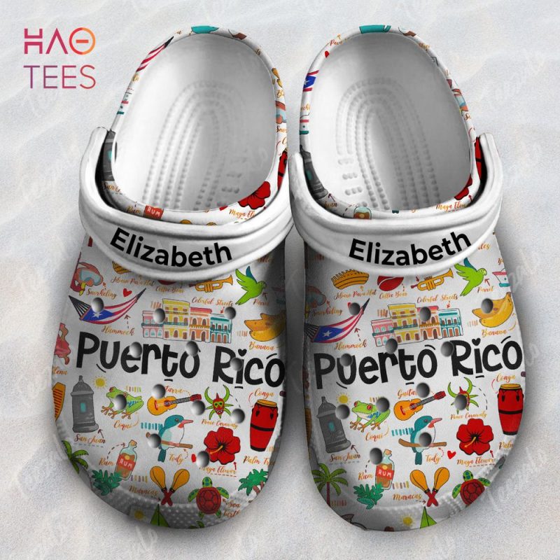 Proud Puerto Rican Symbols Personalized Crocs Shoes Proud Puerto Rican Symbols Personalized Crocs Shoes