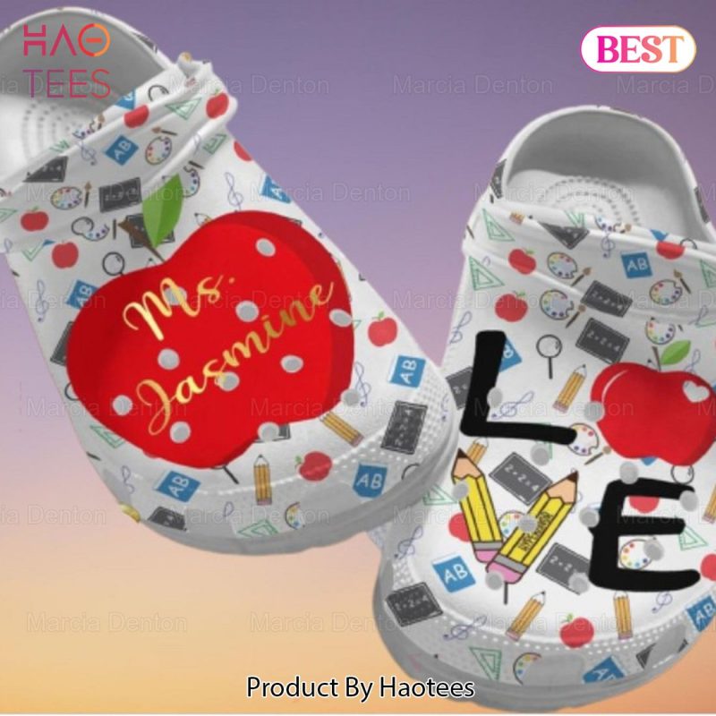 Proud To Be A Teacher Gift For Fan Classic Water Rubber Crocs Clog Shoes Comfy Footwear Proud To Be A Teacher Gift For Fan Classic Water Rubber Crocs Clog Shoes Comfy Footwear