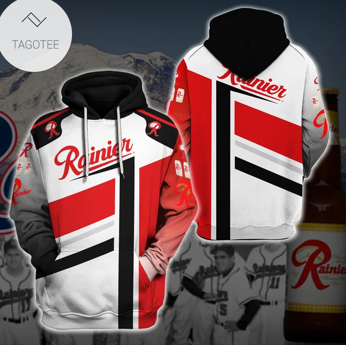 Rainier Brewing Company Logo Hoodie Rainier Brewing Company Logo Hoodie