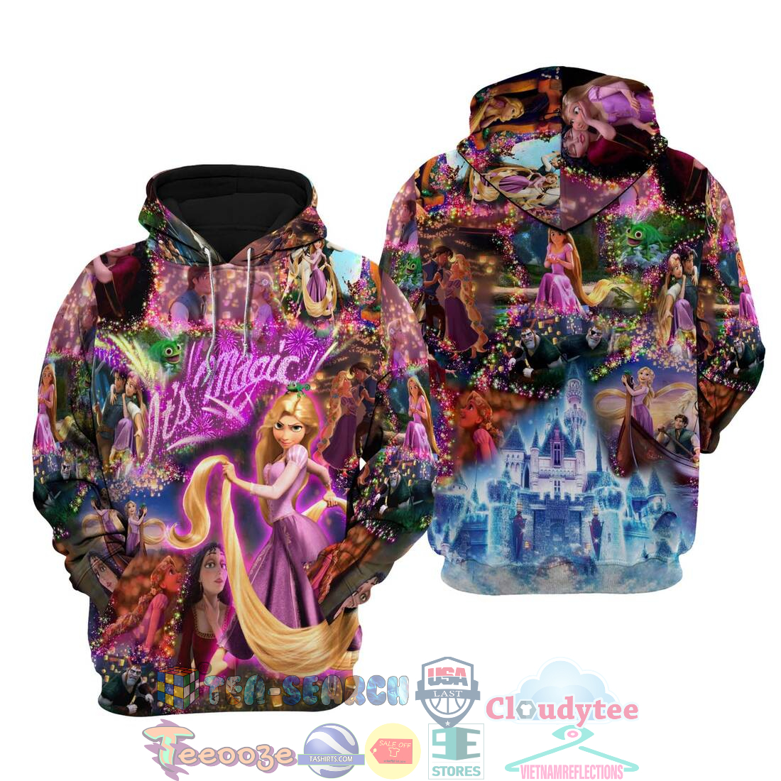 Rapunzel Tangled Castle Disney It’S Magic Hoodie 3D Rapunzel Tangled Castle Disney It’S Magic Hoodie 3D