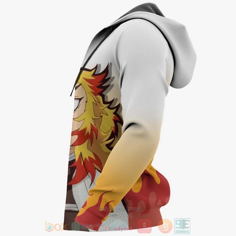 Rengoku Custom Kimetsu Anime Funny 3D Hoodie Rengoku Custom Kimetsu Anime Funny 3D Hoodie