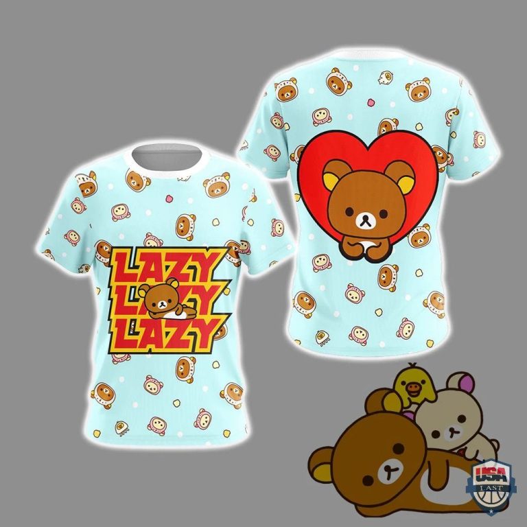 Rilakkuma-Unisex-3D-Hoodie-T-Shirt-2