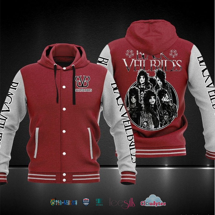 Rock Band Black Veil Brides Baseball Hoodie Jacket Rock Band Black Veil Brides Baseball Hoodie Jacket