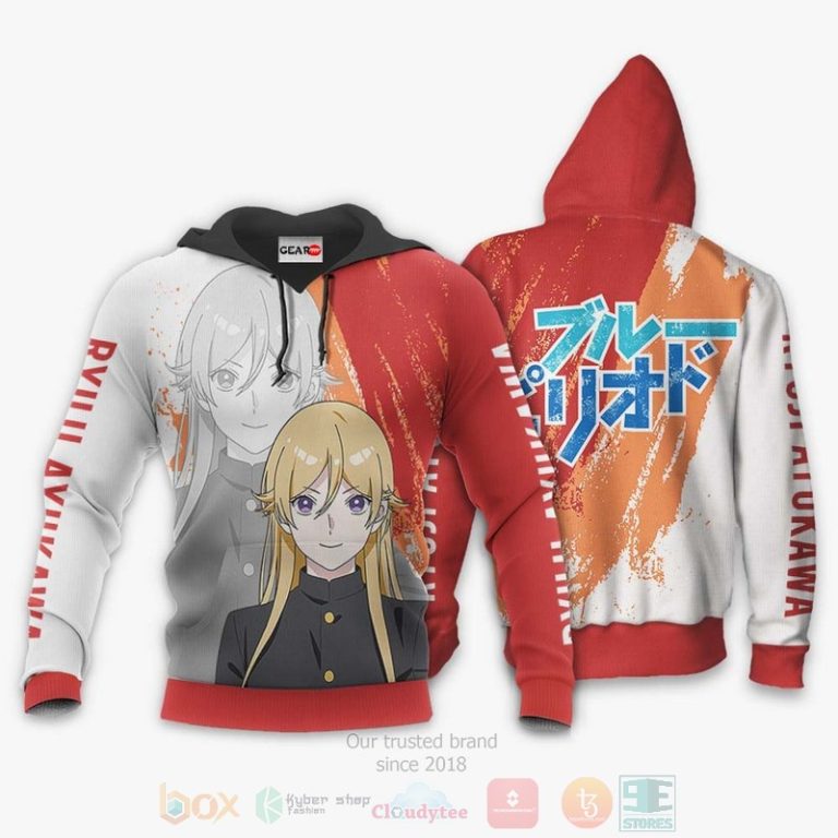 Ryuji-Ayukawa-Custom-Anime-Blue-Period-3D-Hoodie-Bomber-Jacket-3