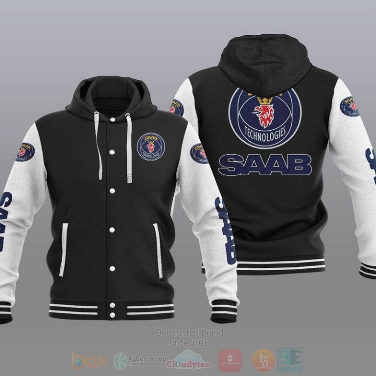 Saab-Automobile-Car-Baseball-Jacket-Hoodie-1