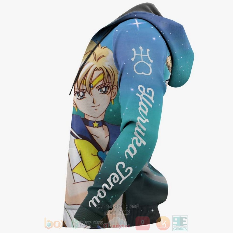 Sailor Uranus Haruka Tenoh Sailor Moon Anime 3D Hoodie Sailor Uranus Haruka Tenoh Sailor Moon Anime 3D Hoodie