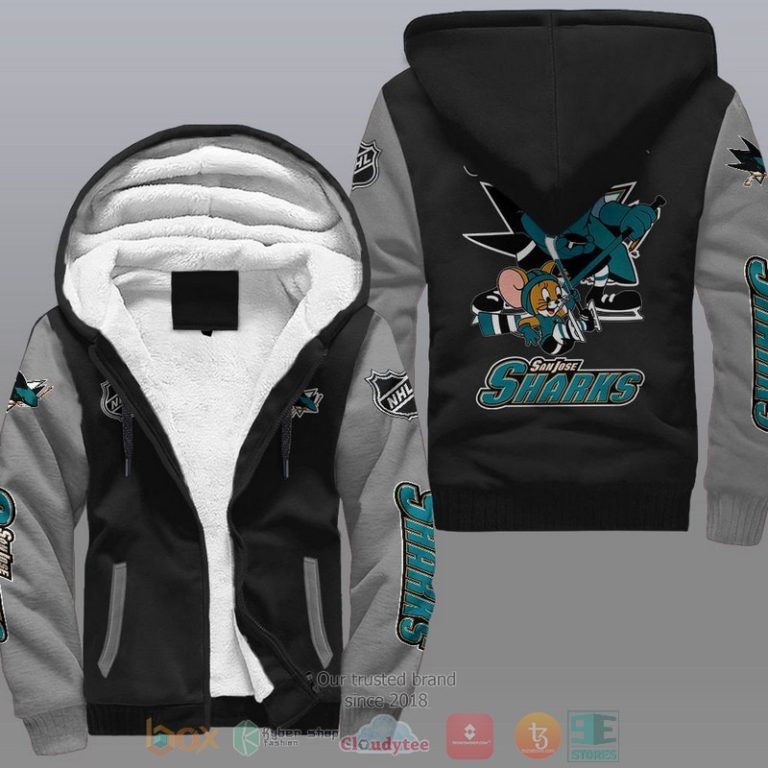 San-Jose-Sharks-Nhl-Tom-And-Jerry-Fleece-Hoodie-2