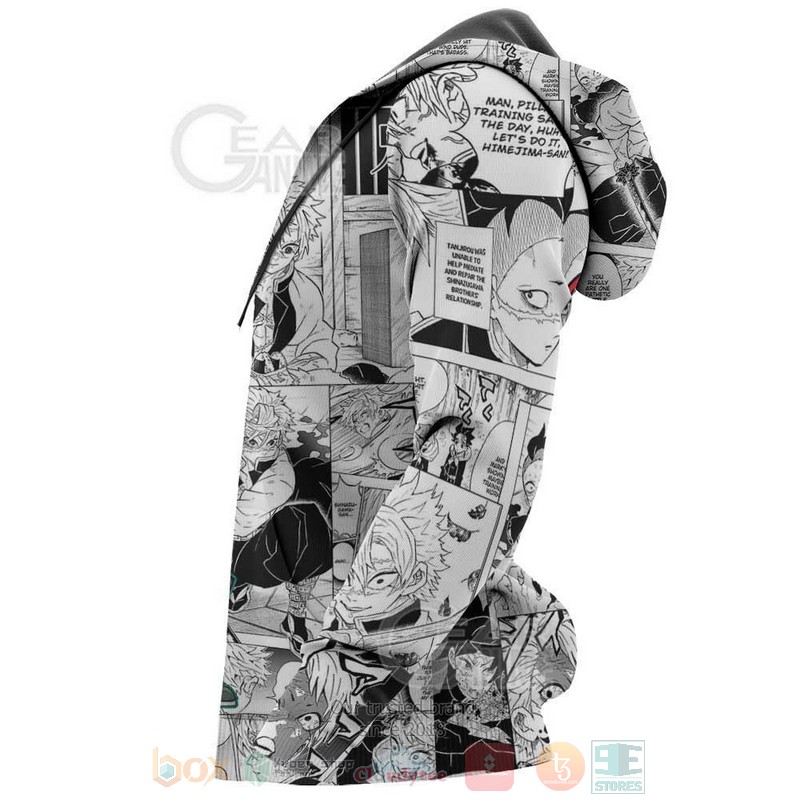 Sanemi Shinazugawa Kimetsu Anime-Manga 3D Hoodie Sanemi Shinazugawa Kimetsu Anime-Manga 3D Hoodie