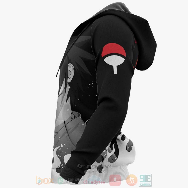 Sasuke Uchiha Custom Anime Naruto Shippuden 3D Hoodie Sasuke Uchiha Custom Anime Naruto Shippuden 3D Hoodie