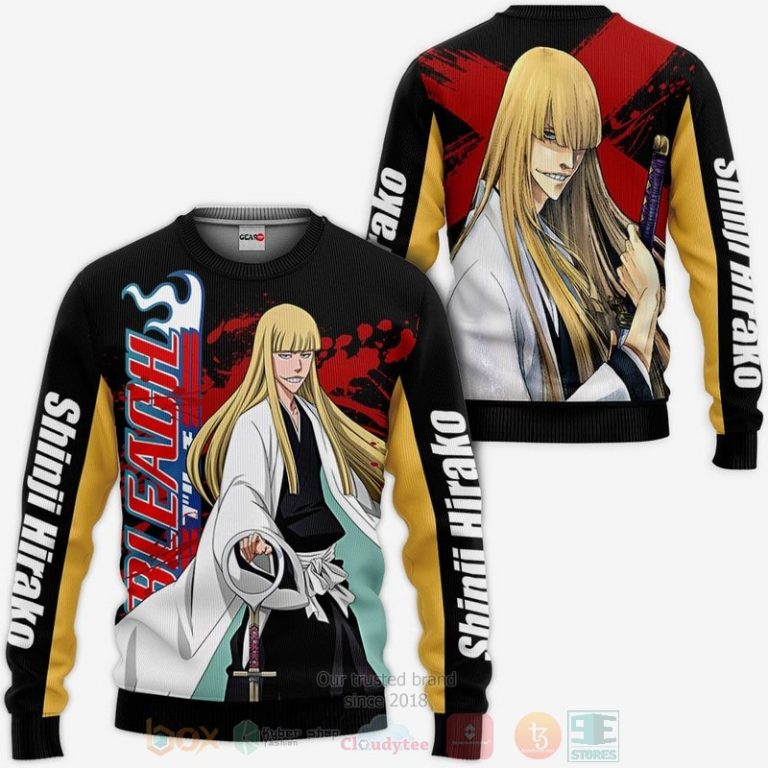 Shinji-Hirako-Bleach-Anime-3D-Hoodie-Bomber-Jacket-2