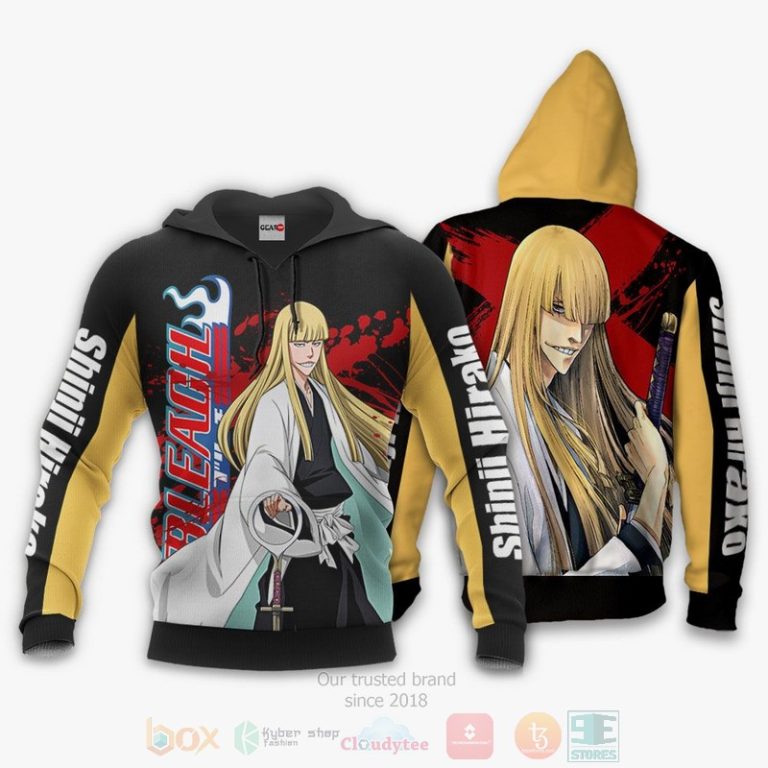 Shinji-Hirako-Bleach-Anime-3D-Hoodie-Bomber-Jacket-3