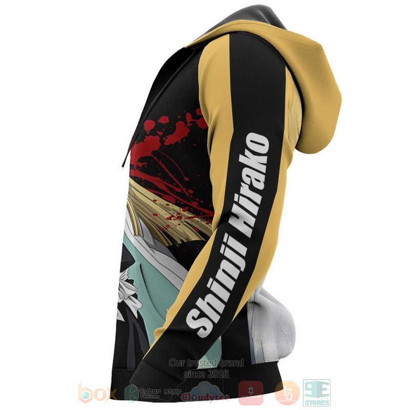 Shinji Hirako Bleach Anime 3D Hoodie Shinji Hirako Bleach Anime 3D Hoodie