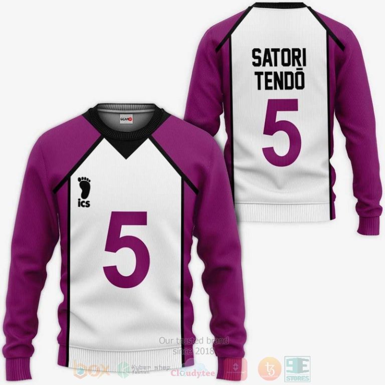 Shiratorizawa-Satori-Tendo-Uniform-Num-5-Haikyuu-Anime-3D-Hoodie-Shirt-2