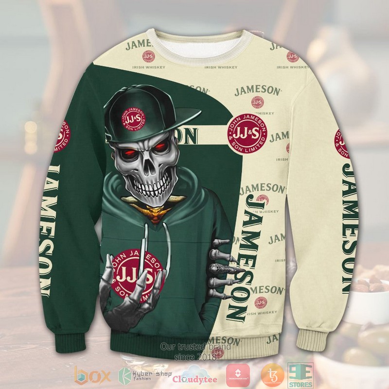 Skeleton Jameson Irish Whiskey 3D Shirt Skeleton Jameson Irish Whiskey 3D Shirt