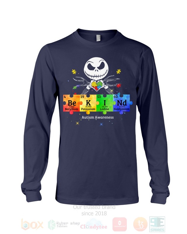 Skellington Autism Awareness 3D Hoodie Skellington Autism Awareness 3D Hoodie