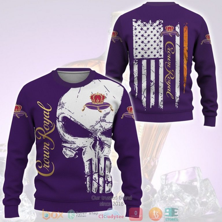 Skull-Punisher-Crown-Royal-American-Flag-3D-Shirt-Hoodie-3