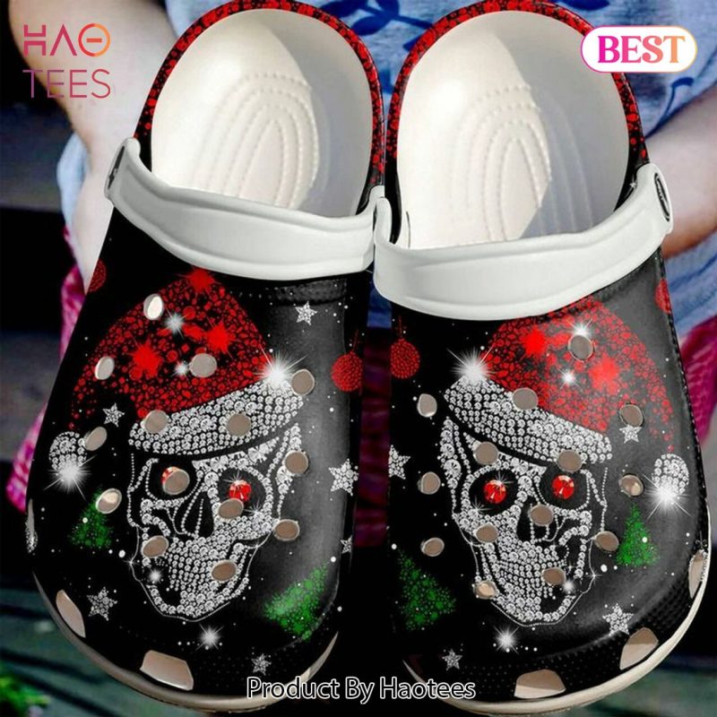 Skull Shiny Christmas Bling Bling 102 Gift For Lover Rubber Crocs Clog Shoes Comfy Footwear Skull Shiny Christmas Bling Bling 102 Gift For Lover Rubber Crocs Clog Shoes Comfy Footwear