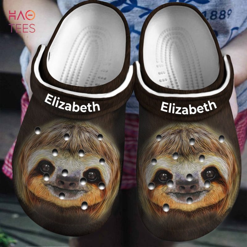 Sloth Head Personalized Clogs Shoes With Your Name Sloth Head Personalized Clogs Shoes With Your Name