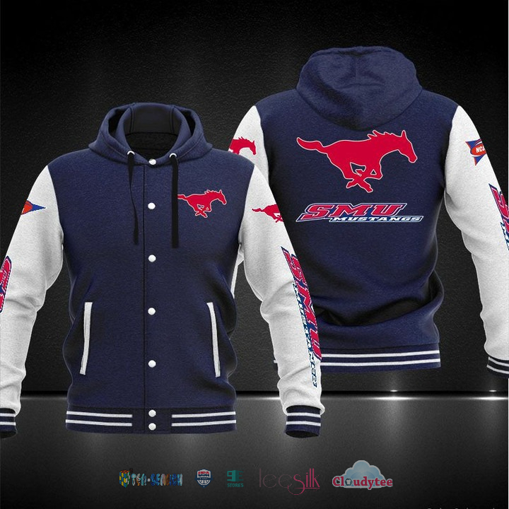 Smu-Mustangs-Baseball-Hoodie-Jacket-2