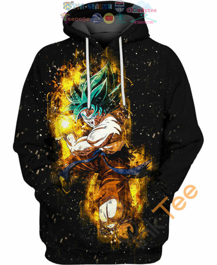 Son Goku Kamehameha Dragon Ball Hoodie 3D Son Goku Kamehameha Dragon Ball Hoodie 3D