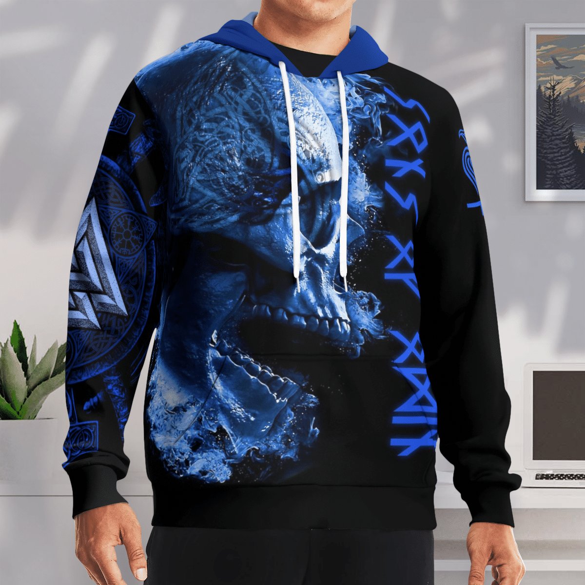 Sons Of Odin Skull Valknut Viking 3D Shirt Sons Of Odin Skull Valknut Viking 3D Shirt