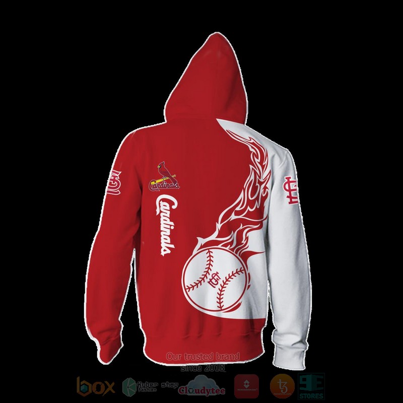 St. Louis Cardinals Mlb Fire New 3D Hoodie St. Louis Cardinals Mlb Fire New 3D Hoodie