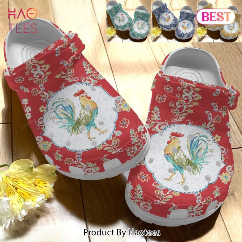 Strong Rooster For Mother Day Chicken Flower Gift For Lover Rubber Crocs Clog Shoes Comfy Footwear Strong Rooster For Mother Day Chicken Flower Gift For Lover Rubber Crocs Clog Shoes Comfy Footwear