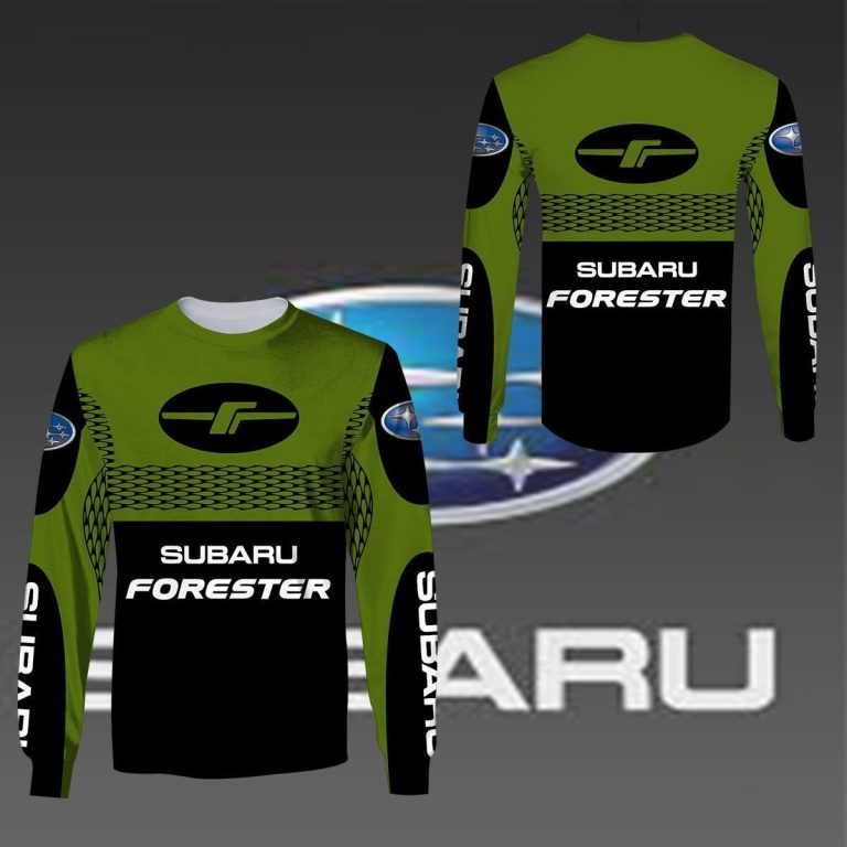 Subaru-Forester-Moss-Green-3D-Hoodie-Shirt-2