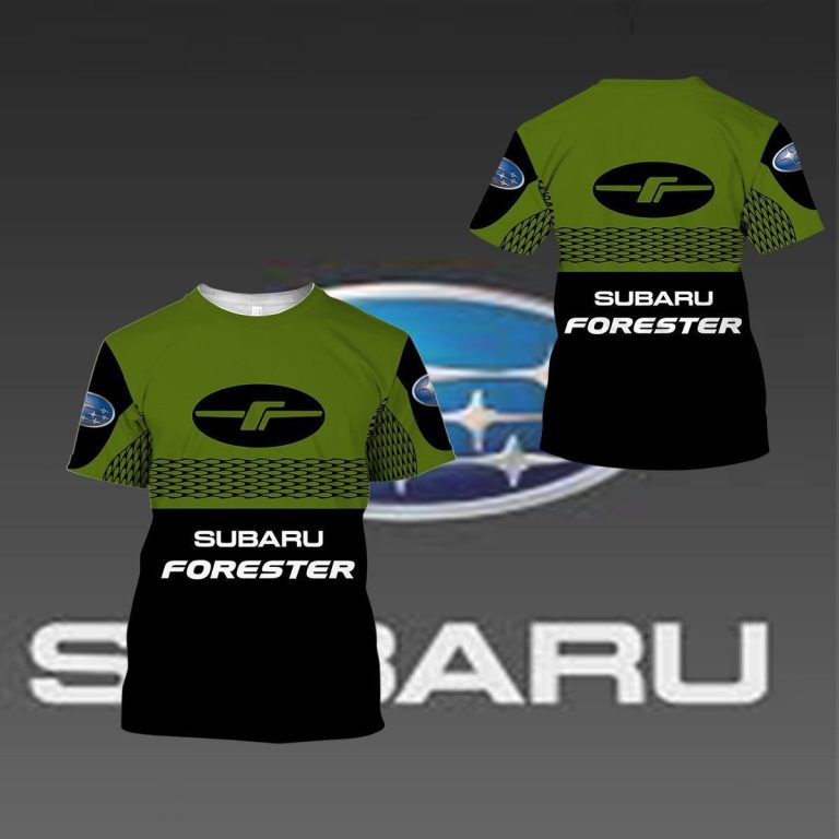 Subaru-Forester-Moss-Green-3D-Hoodie-Shirt-3