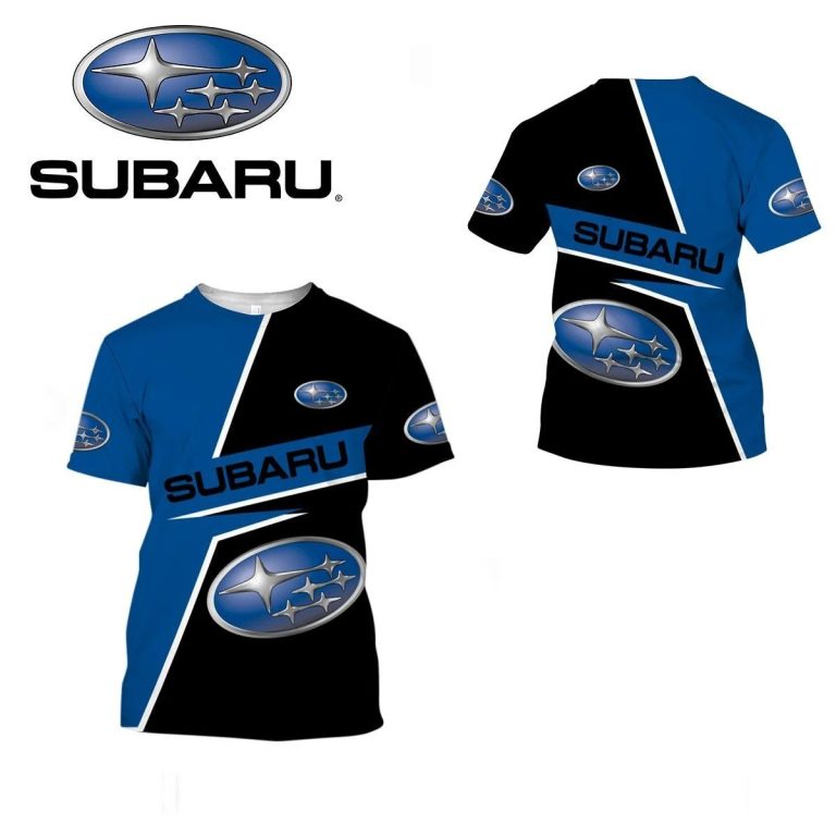 Subaru Racing Blue Black 3D Hoodie Shirt Hot Sale 2024