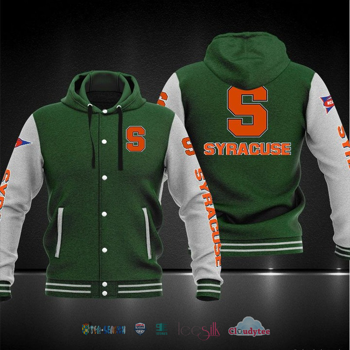 Syracuse Orange Baseball Hoodie Jacket Syracuse Orange Baseball Hoodie Jacket