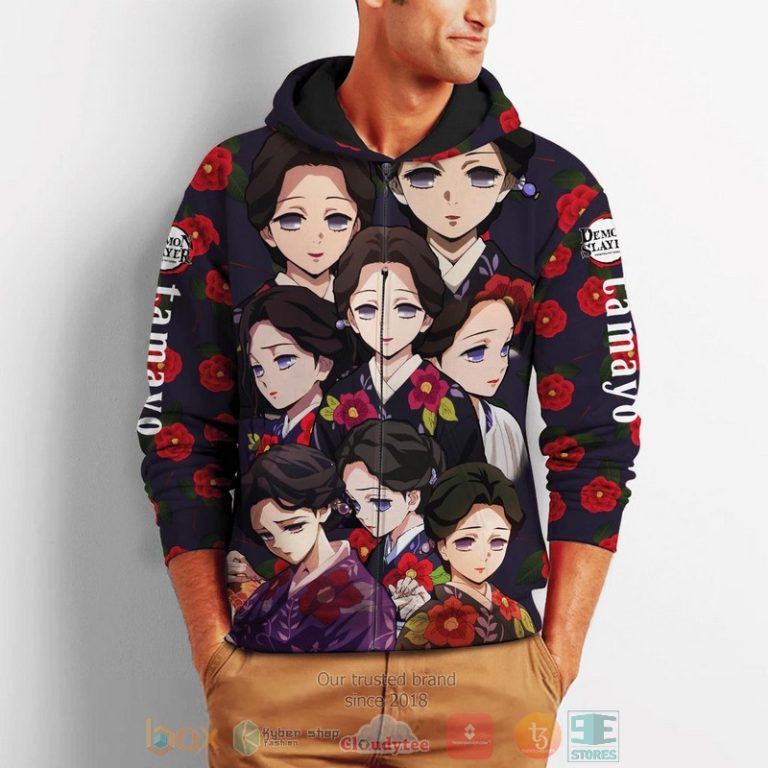 Tamayo-Kimetsus-Costume-Anime-3D-Hoodie-2