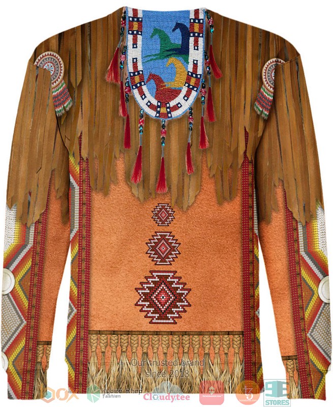 Tassels Style Native American 3D Shirt Tassels Style Native American 3D Shirt