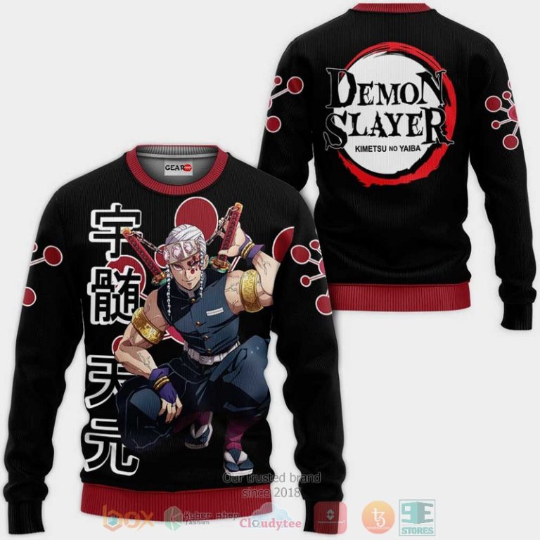 Tengen-Uzui-Anime-Kimetsu-3D-Hoodie-Bomber-Jacket-2