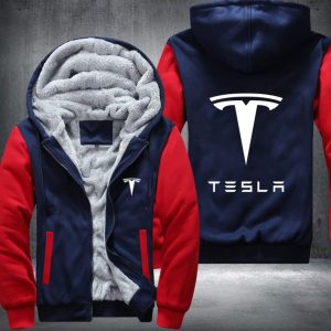 Tesla Fleece Hoodie Jacket Hot Sale 2024