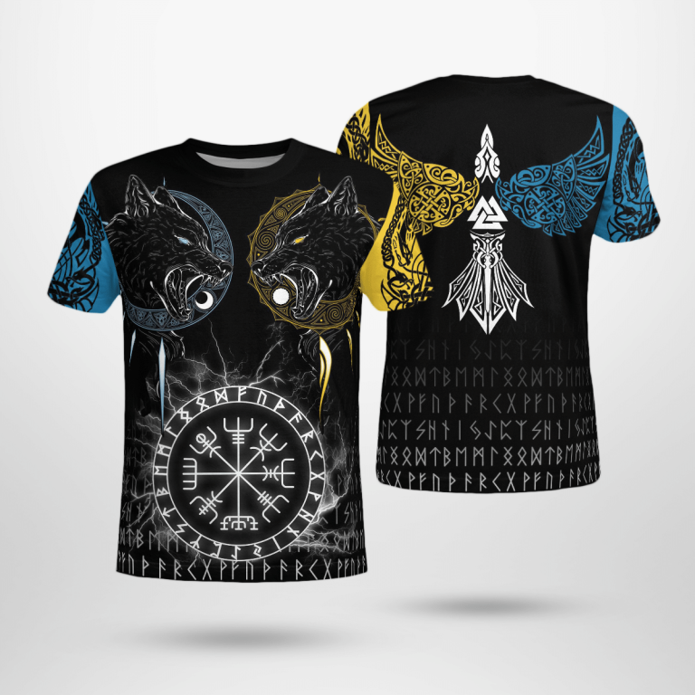 The-Sons-Of-Fenrir-Skoll-And-Hati-Raven-3D-Shirt-Hoodie-2