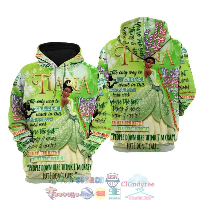 Tiana-Punk-Words-Pattern-Disney-Quotes-Hoodie-3D-1