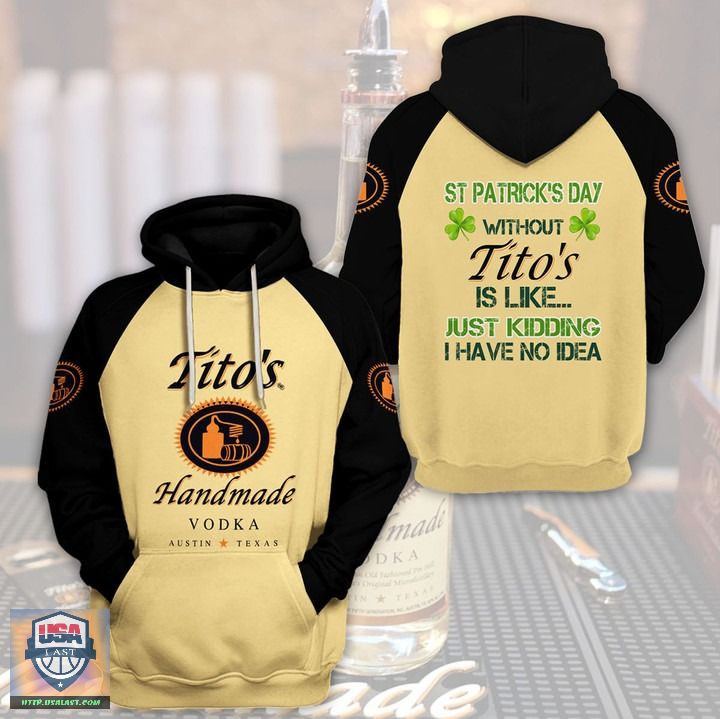 Tito’S Handmade Vokda St Patrick Day 3D All Over Print Hoodie Tito’S Handmade Vokda St Patrick Day 3D All Over Print Hoodie