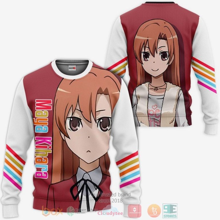 Toradora-Maya-Kihara-Anime-3D-Hoodie-Bomber-Jacket-2