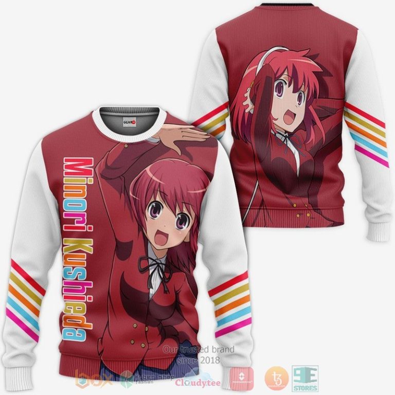 Toradora-Minori-Kushieda-Anime-3D-Hoodie-Bomber-Jacket-2