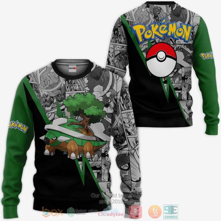 Torterra-Anime-Pokemon-3D-Hoodie-Bomber-Jacket-2